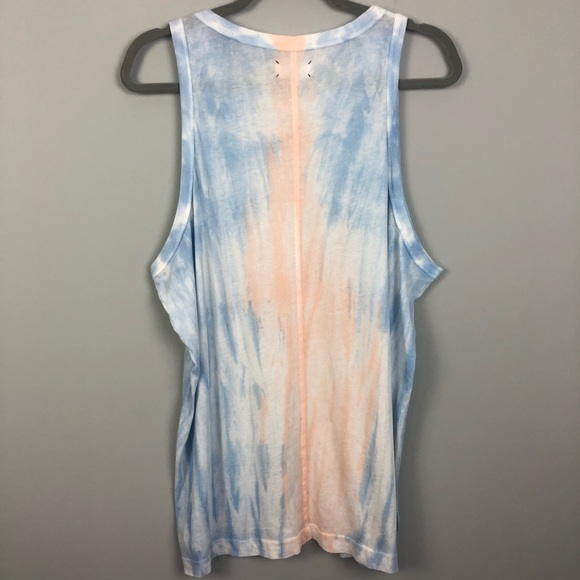NWT Lou & Grey blue and pink tie-dye muscle tank - Picture 7 of 7
